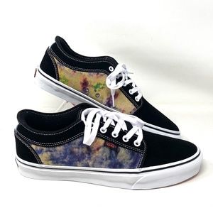 VANS Skate Chukka Tie Dye Terry Low Men’s Canvas Suede Sneakers Size VN0A4BX4BML